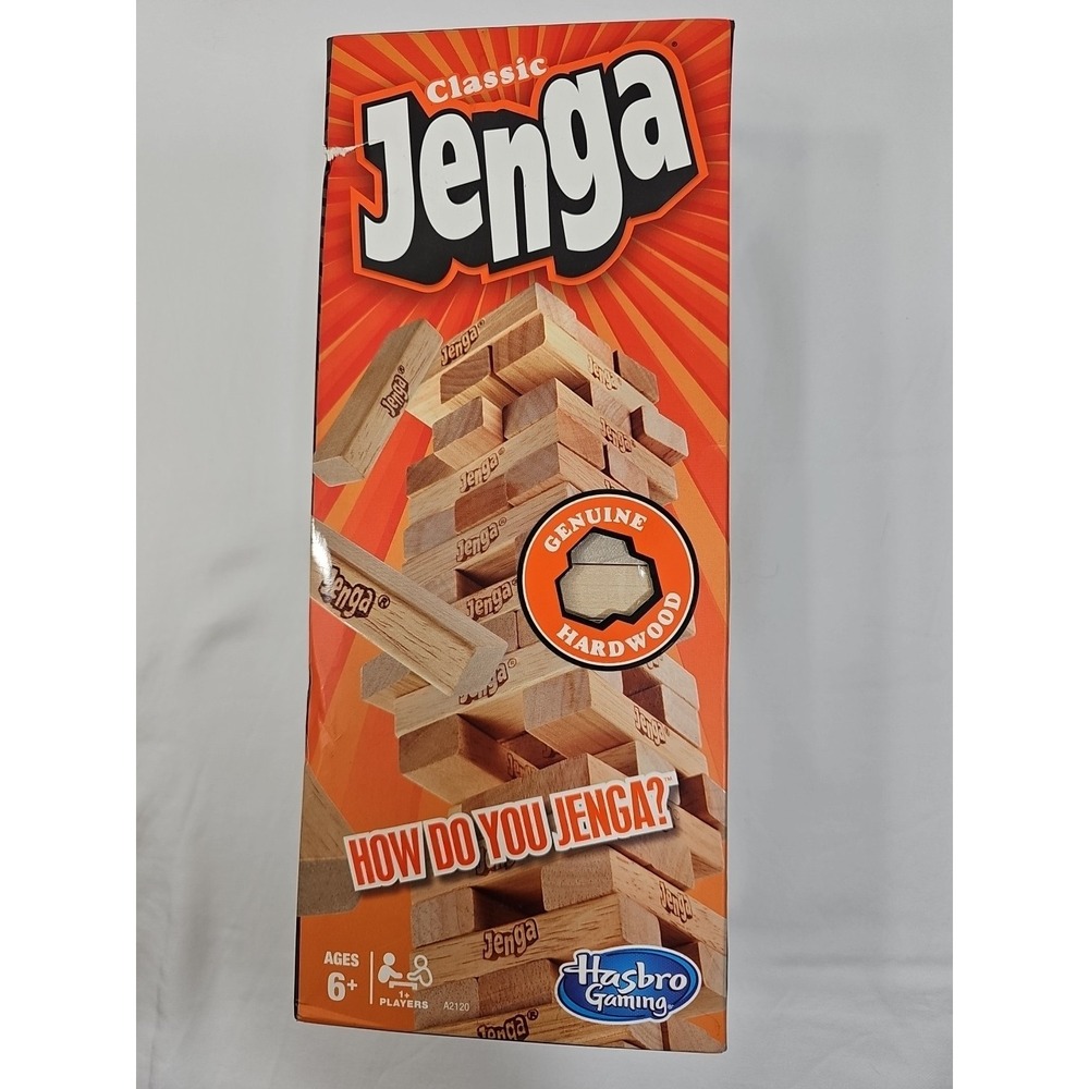 Jenga Game | The Original Wood Block Game‎ with Genuine Hardwood Blocks